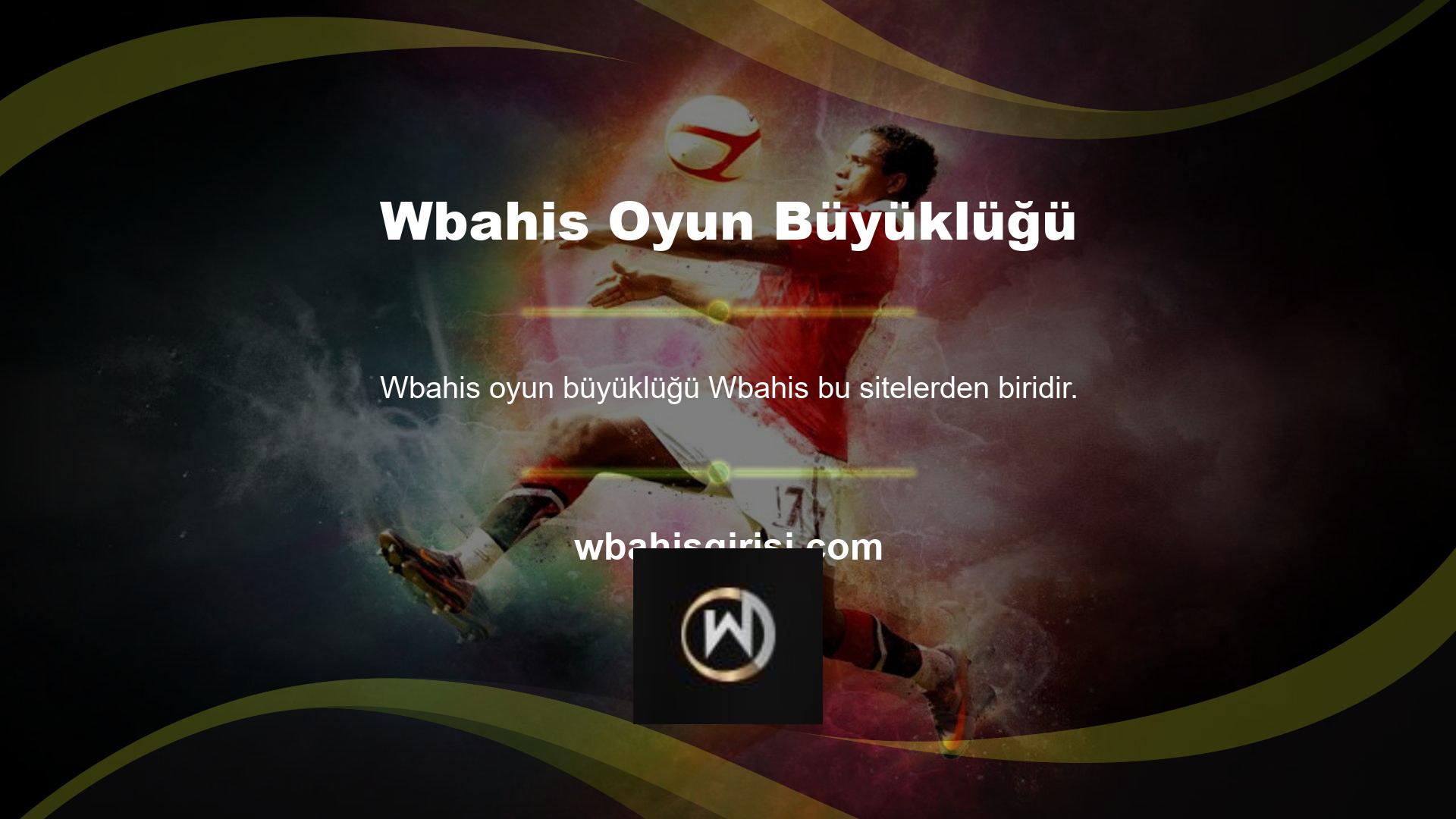 Oyunun büyük bir hayranıysanız, Wbahis Canlı Bahis Sitesi aracılığıyla bu oyunlardan para kazanabilirsiniz